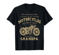 Motorcycle Grandpa Funny Biker T-Shirt - Custom Art Print Unisex - T-Shirt, Sweatshirt, Hoodie