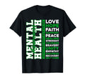 Positive Green Words Mental Health T-Shirt - Aesthetic Graphic Unisex - T-Shirt, Sweatshirt, Hoodie