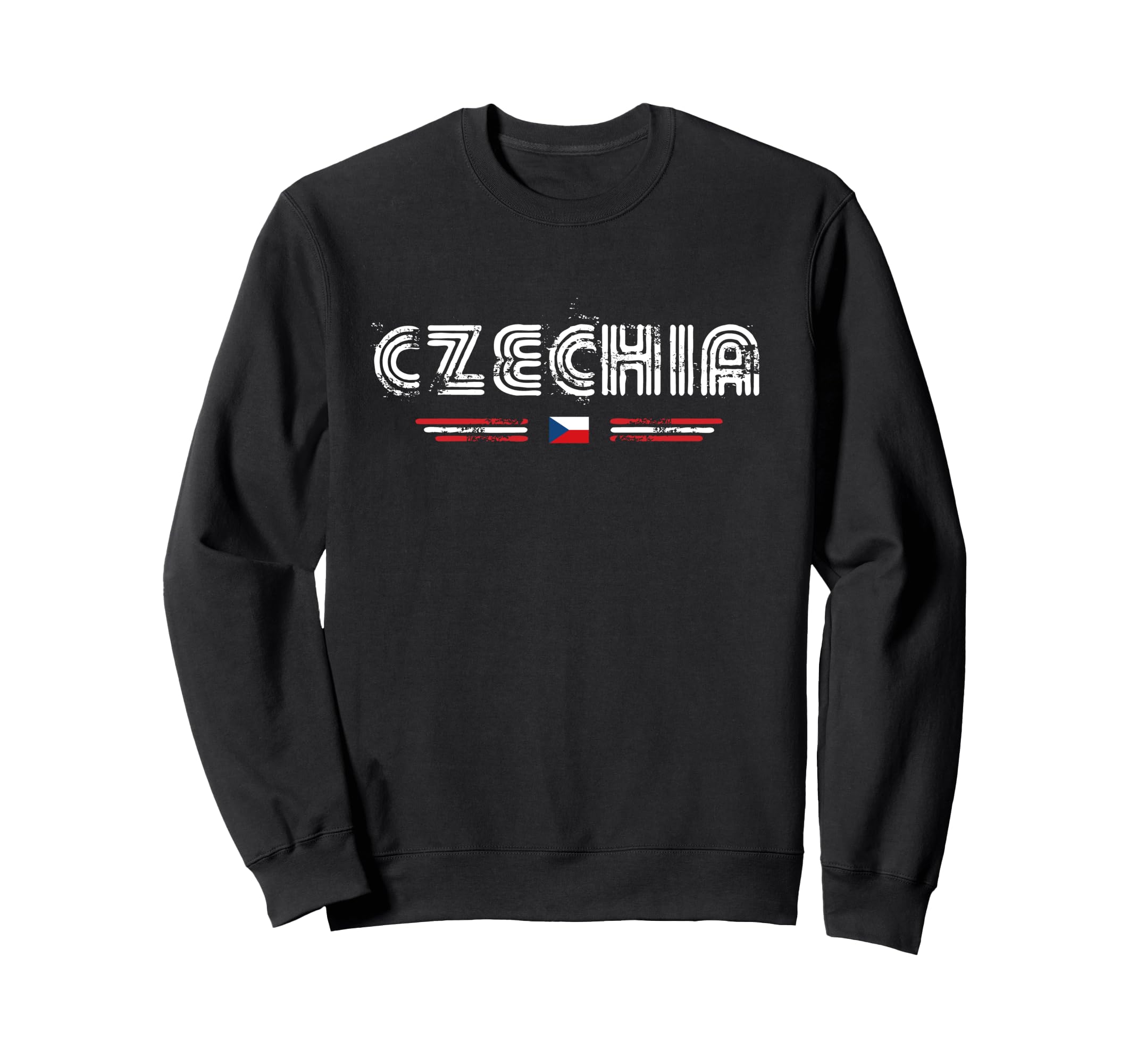 Czechia 70S 80S Type Flag Sweatshirt - Custom Art Print Men Women - T-Shirt, Sweatshirt, Hoodie