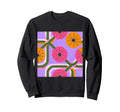 Geometric Abstract Pattern Line Art Sweatshirt - Custom Art Print Unisex - T-Shirt, Sweatshirt, Hoodie