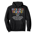 Mental Health Therapist Definition Hoodie - Trendy Graphic Men Women - T-Shirt, Sweatshirt, Hoodie