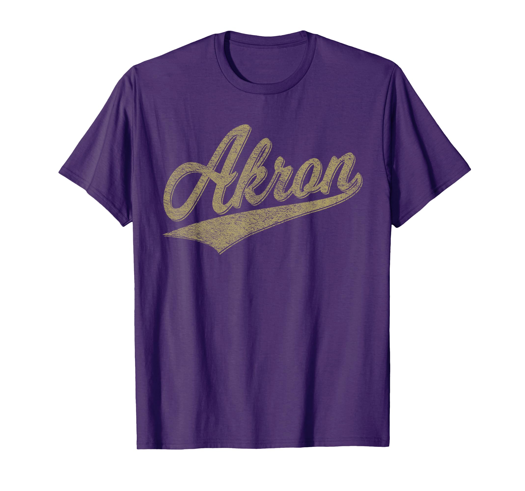 Akron Ohio Varsity Script Sports Jersey T-Shirt - Graphic Print Men Women - T-Shirt, Sweatshirt, Hoodie