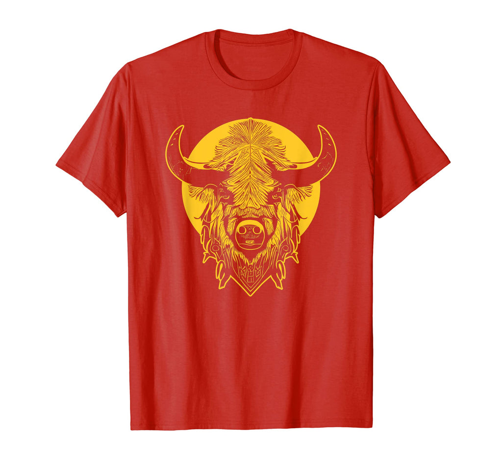 Bison American Buffalo National T-Shirt - Fun Novelty Design for Adults - T-Shirt, Sweatshirt, Hoodie