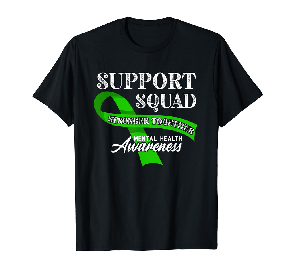 Support Awareness Squad I Depression T-Shirt - Custom Art Print Men Women - T-Shirt, Sweatshirt, Hoodie