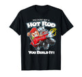 Hot Rod Builder Red Wagon Blown Engine T-Shirt - Graphic Print for Adults - T-Shirt, Sweatshirt, Hoodie