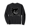 Ghost Demon Sketchy Blackwork Sweatshirt - Fun Novelty Design Unisex - T-Shirt, Sweatshirt, Hoodie