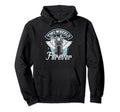 Two Wheels Forever Motorcycle Hoodie - Novelty Apparel for Adults - T-Shirt, Sweatshirt, Hoodie