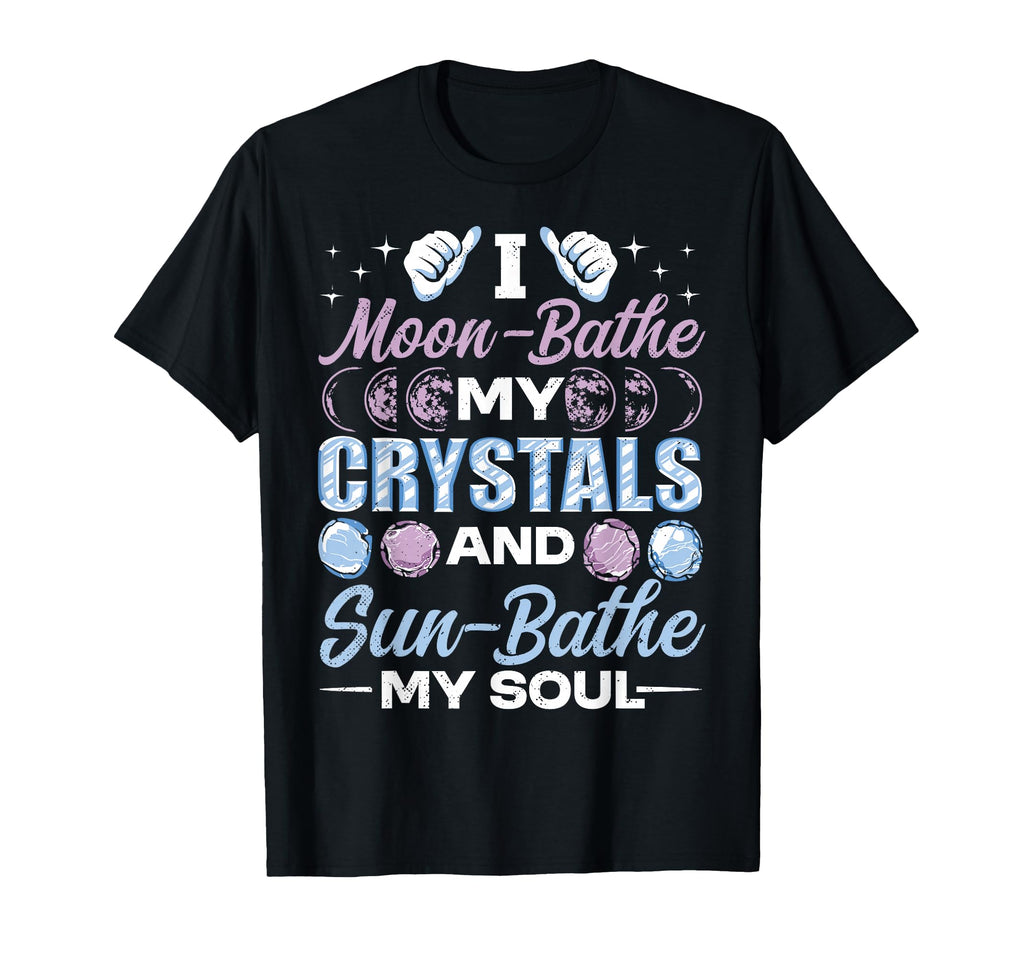 Crystal Healing Moon Bathe T-Shirt - Casual Everyday Wear for Adults - T-Shirt, Sweatshirt, Hoodie