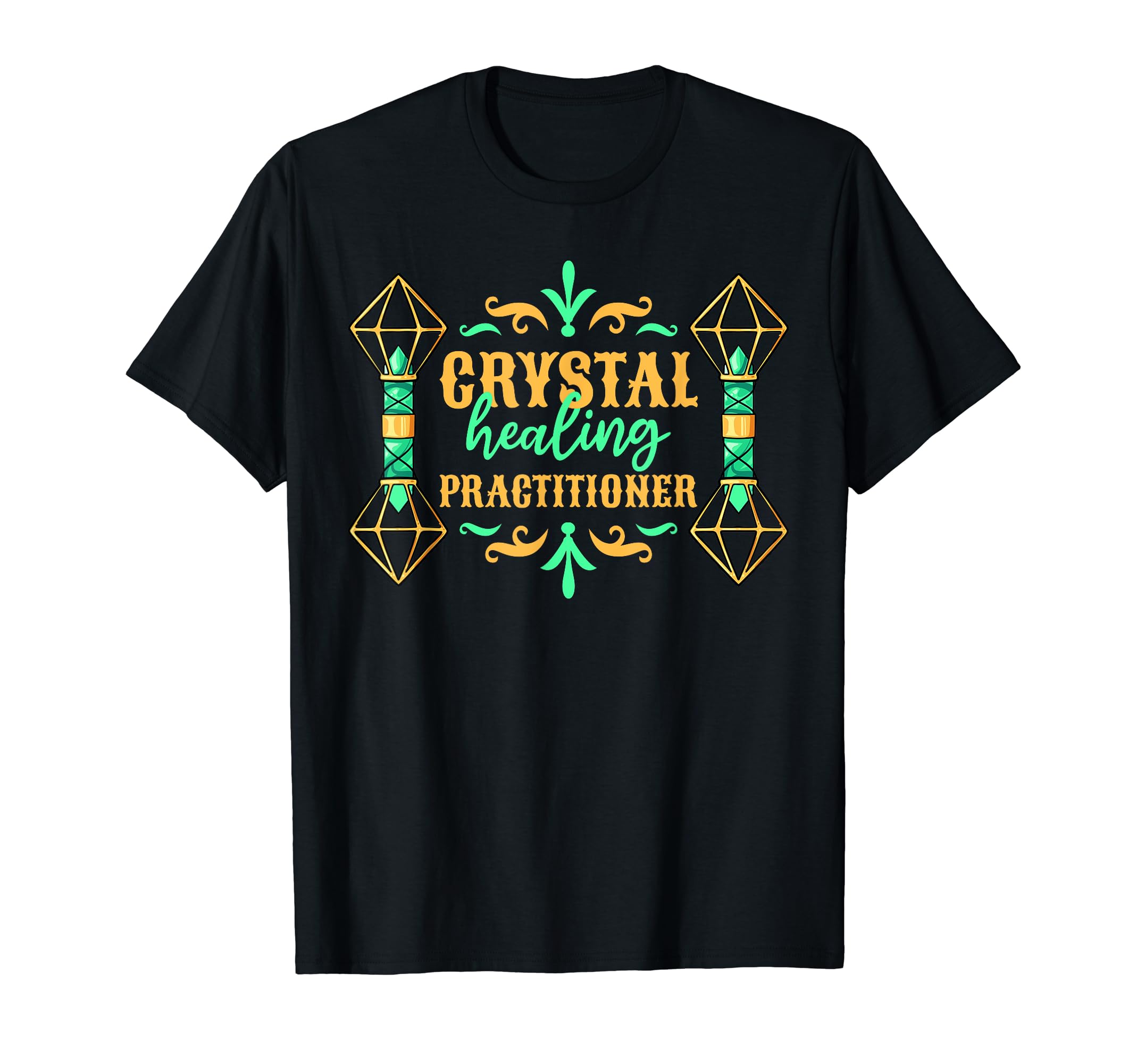 Crystal Healing Practitioner T-Shirt - Minimalist Print for Adults - T-Shirt, Sweatshirt, Hoodie