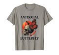 Antisocial Butterfly Gift T-Shirt - Casual Everyday Wear Men Women - T-Shirt, Sweatshirt, Hoodie