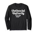 Antisocial Butterfly Funny Introvert T-Shirt - Aesthetic Graphic Unisex - T-Shirt, Sweatshirt, Hoodie
