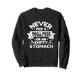 Yoga Pose Funny Yoga Sweatshirt - Aesthetic Graphic for Adults - T-Shirt, Sweatshirt, Hoodie