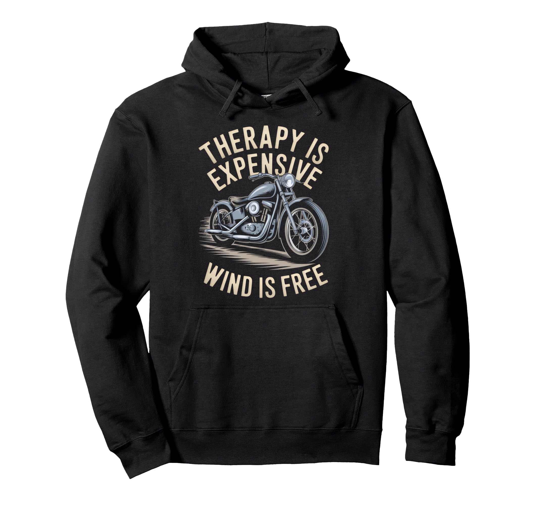 Therapy Is Expensive Wind Is Free Hoodie - Aesthetic Graphic for Adults - T-Shirt, Sweatshirt, Hoodie