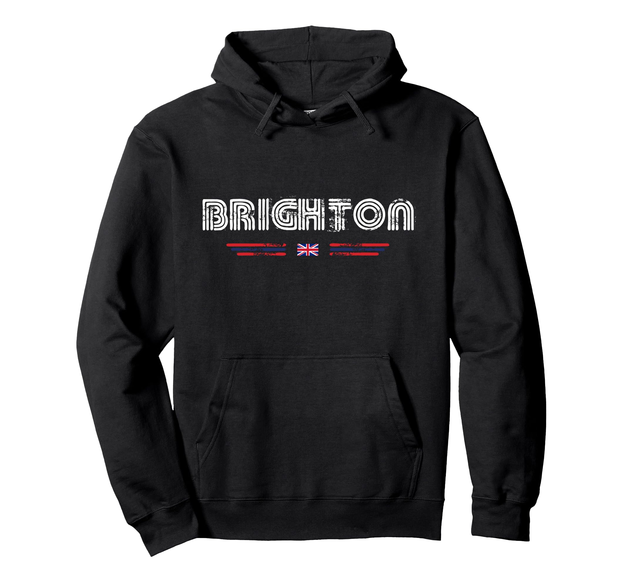 Brighton United Kingdom Uk 70S 80S Type Hoodie - Graphic Print Men Women - T-Shirt, Sweatshirt, Hoodie