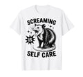 Funny Opossum Raccoon Screaming Is T-Shirt - Fun Novelty Design Unisex - T-Shirt, Sweatshirt, Hoodie