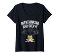 Womens Funny Tired Frog Meme Overthinker T-Shirt - Custom Art Print Unisex - T-Shirt, Sweatshirt, Hoodie