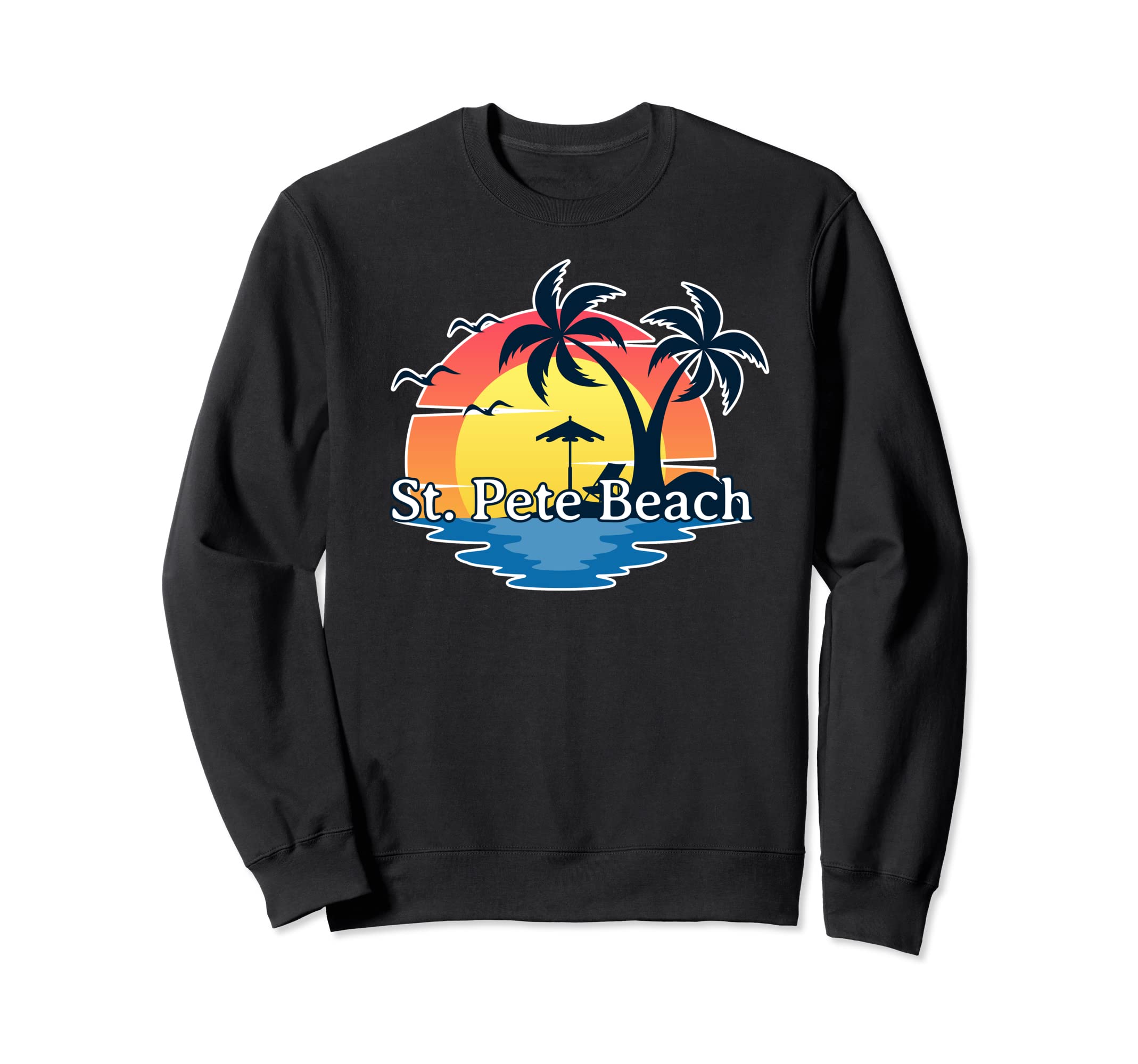 St Pete Beach Florida Sunset Sweatshirt - Casual Everyday Wear for Adults - T-Shirt, Sweatshirt, Hoodie