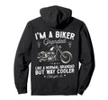 Mens Motorbike Grandad Birthday Funny Hoodie - Trendy Graphic Men Women - T-Shirt, Sweatshirt, Hoodie