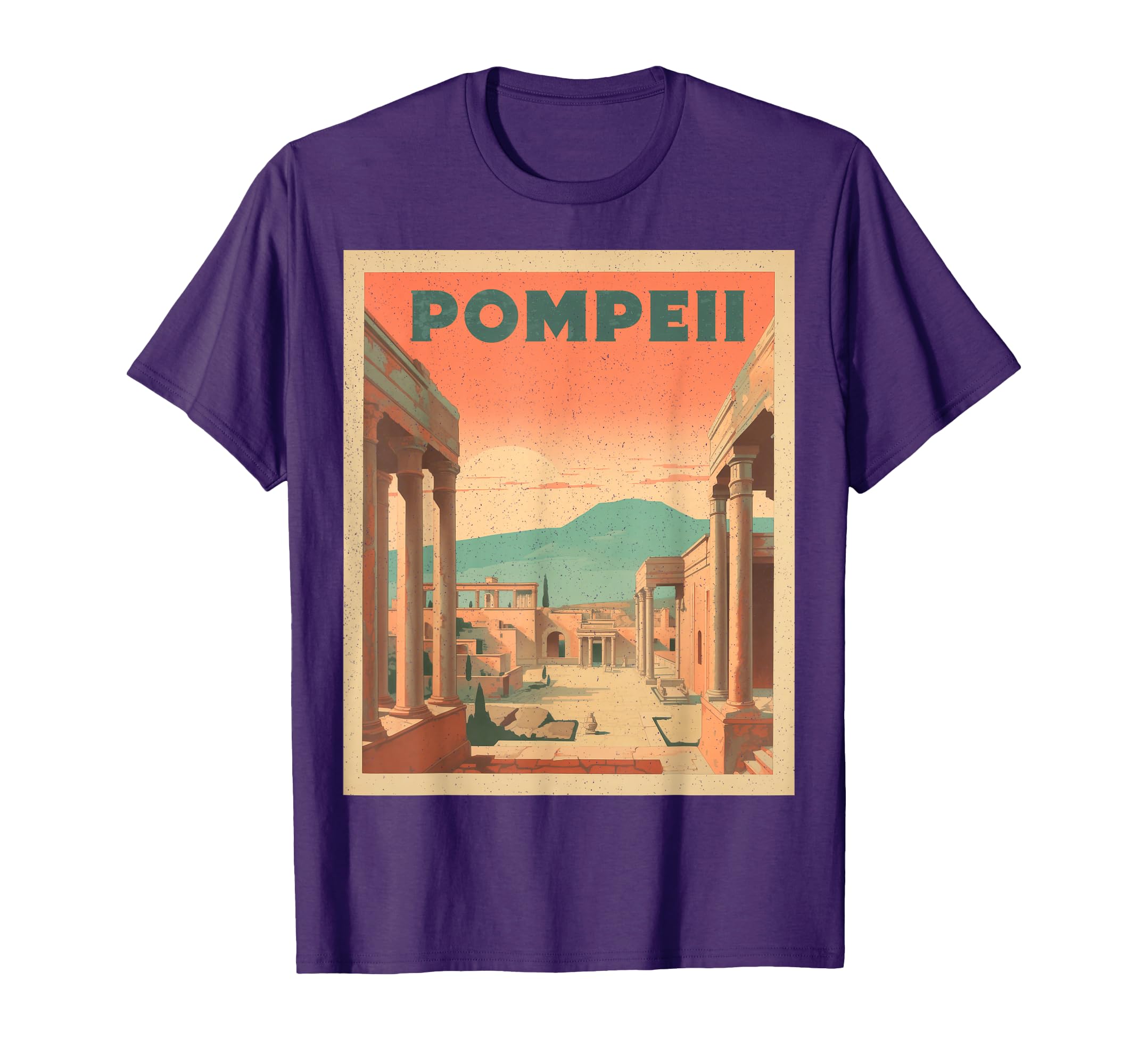 Pompeii Travel Italia Campania Italy T-Shirt - Minimalist Print Men Women - T-Shirt, Sweatshirt, Hoodie