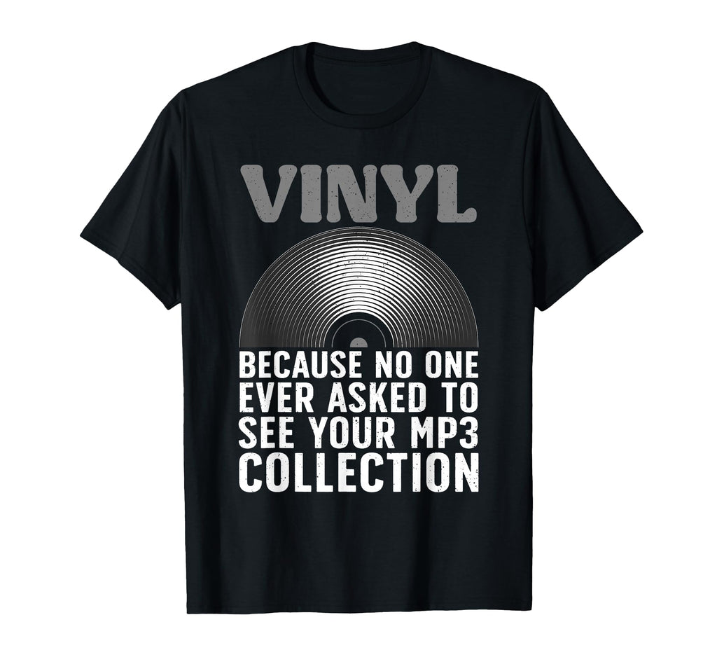 Funny Vinyl Art Record Player Vinyl T-Shirt - Trendy Graphic for Adults - T-Shirt, Sweatshirt, Hoodie