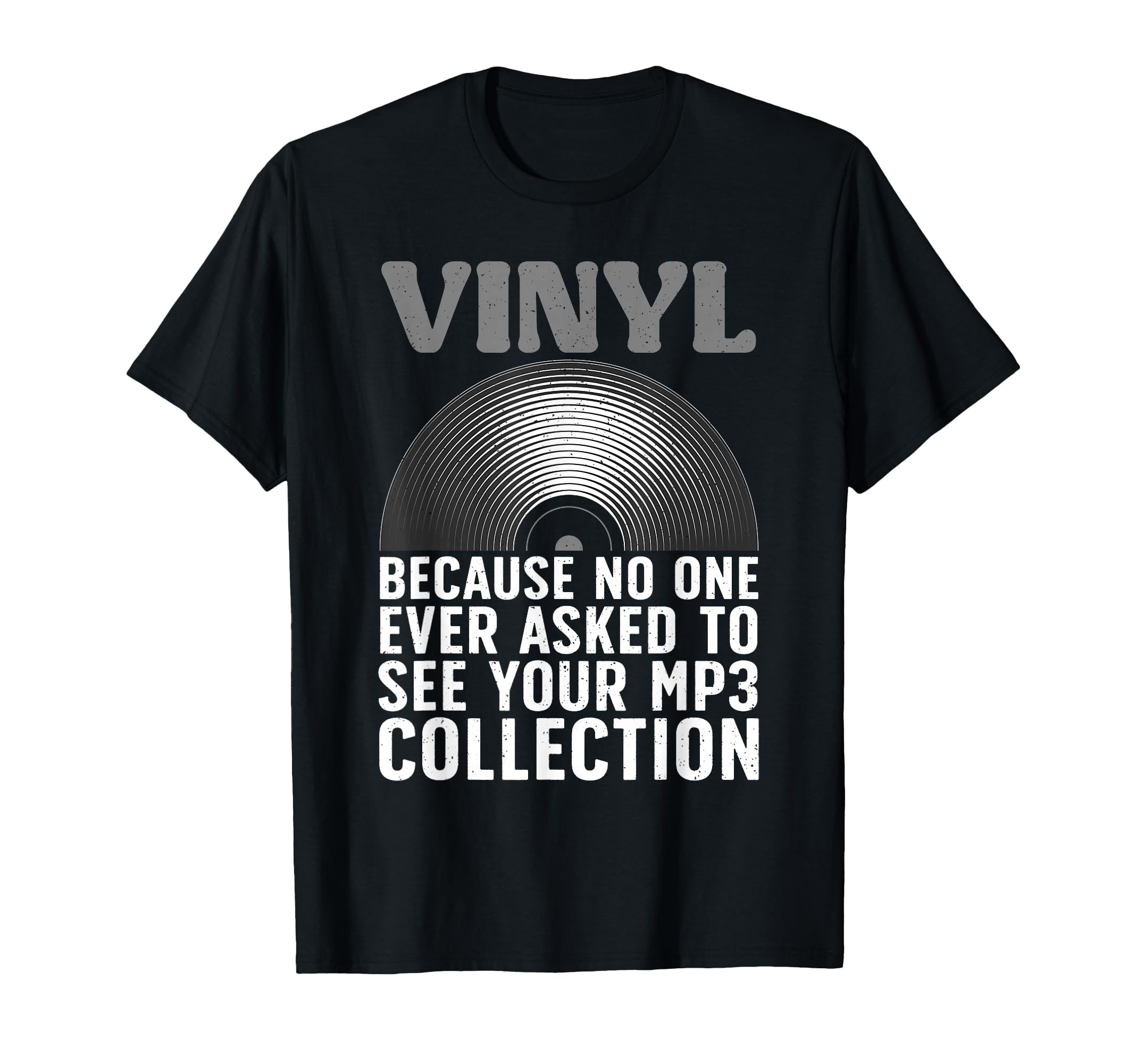 Funny Vinyl Art Record Player Vinyl T-Shirt - Trendy Graphic for Adults - T-Shirt, Sweatshirt, Hoodie
