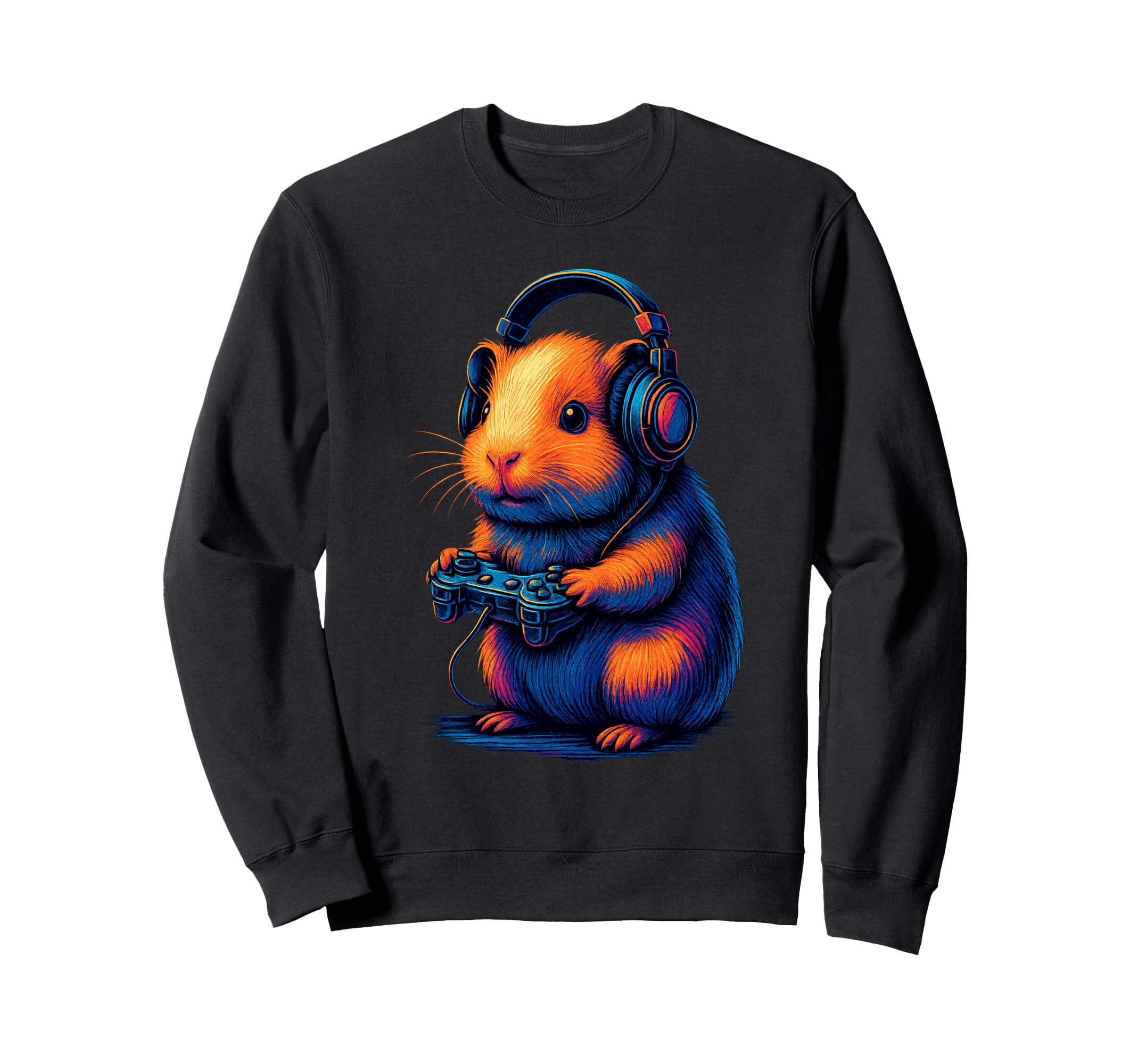 Guinea Pig Gamer Gaming Pet Lover Sweatshirt - Streetwear Style Unisex - T-Shirt, Sweatshirt, Hoodie