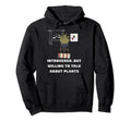 Introverted Houseplant Lover Gardener Hoodie - Graphic Print Unisex - T-Shirt, Sweatshirt, Hoodie