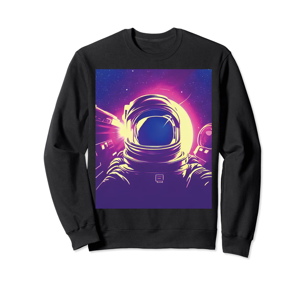 Synthwave Astronaut Vaporwave 80S Sweatshirt - Aesthetic Graphic Unisex - T-Shirt, Sweatshirt, Hoodie