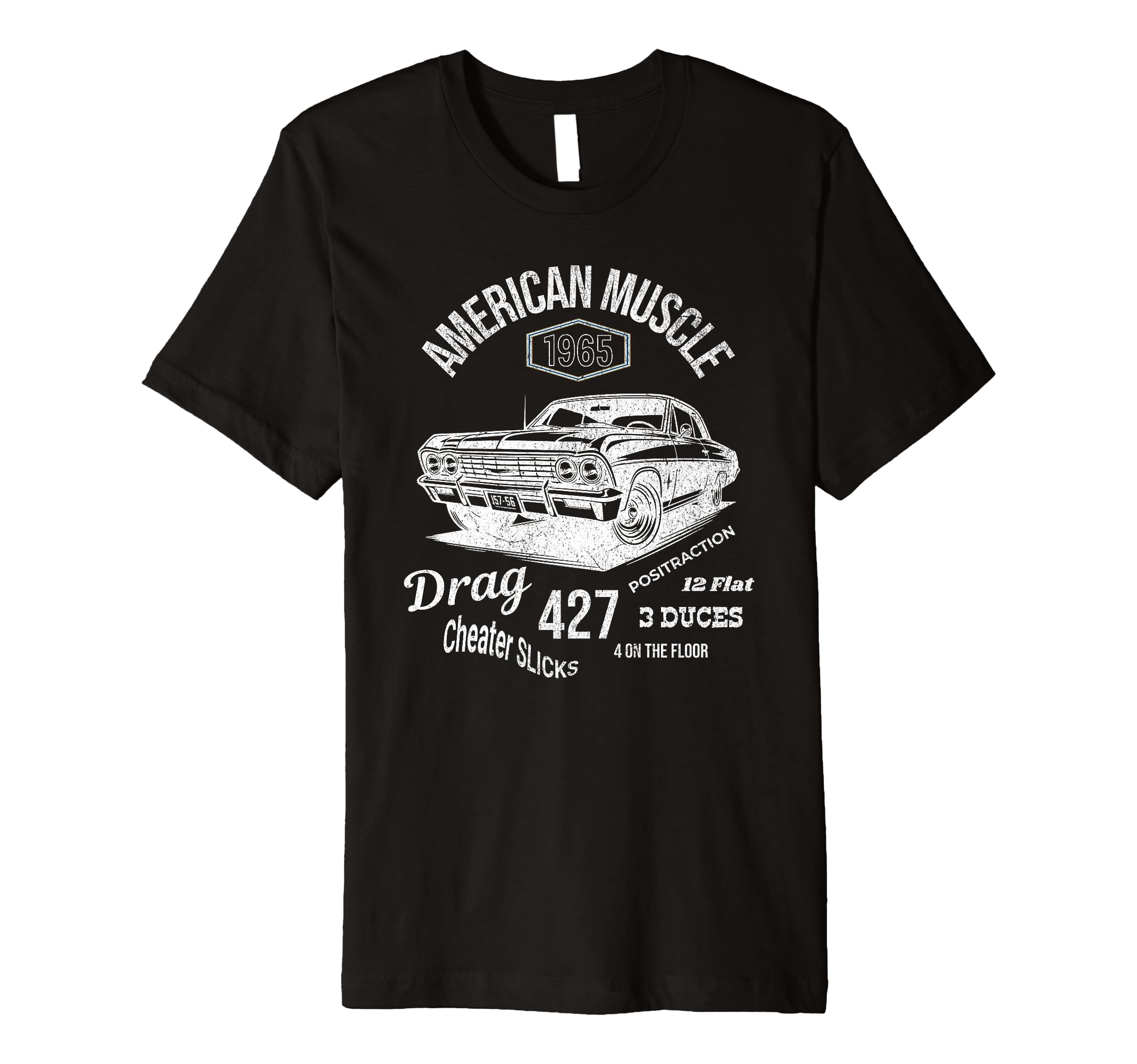 Cars Lovers American Muscle 1965 T-Shirt - Aesthetic Graphic Unisex - T-Shirt, Sweatshirt, Hoodie