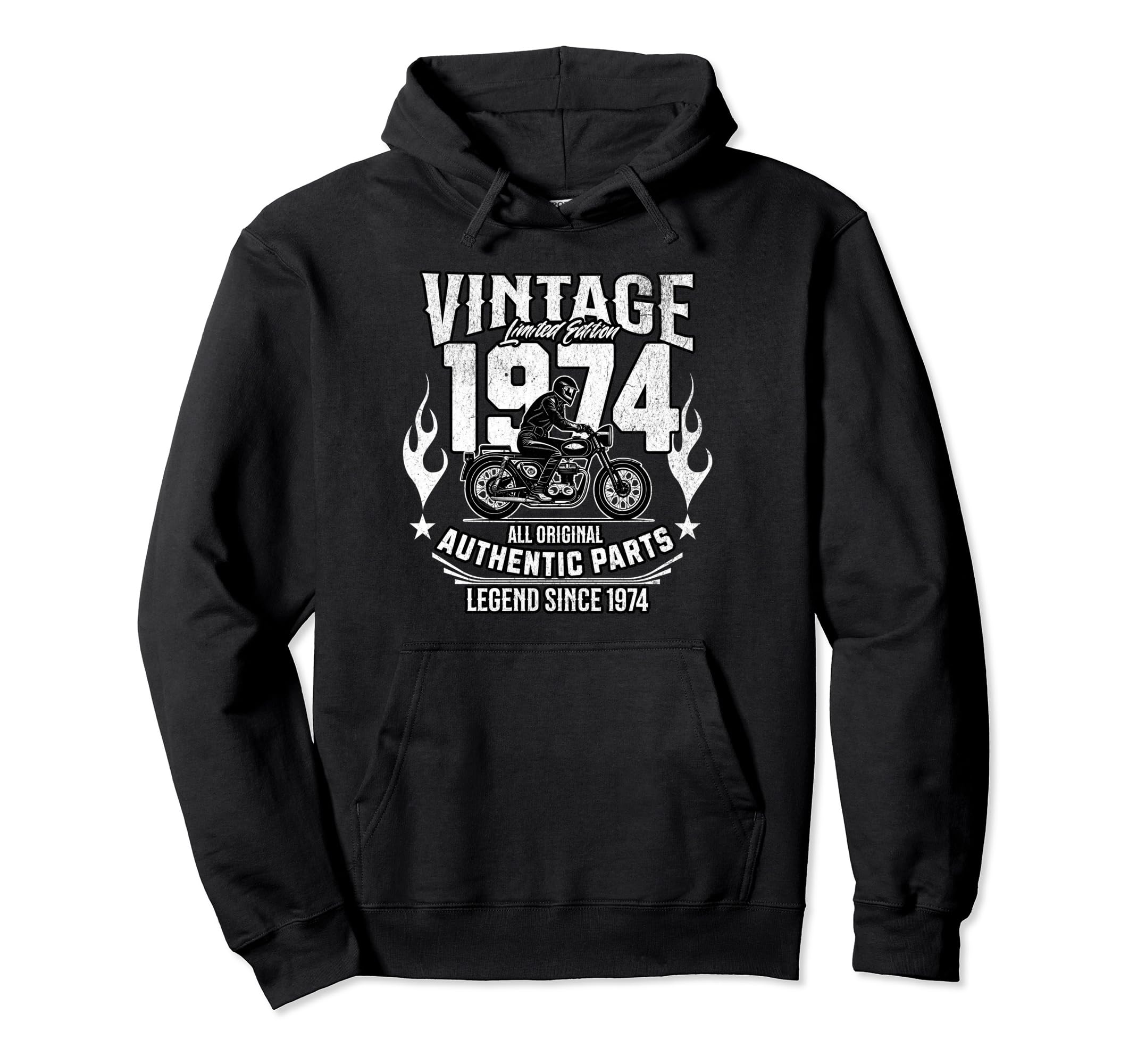 1974 Birthday Meme 1974 Motorcycle Fan Hoodie - Aesthetic Graphic Unisex - T-Shirt, Sweatshirt, Hoodie