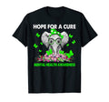 Elephant Hope Cure Mental Health T-Shirt - Graphic Print for Adults - T-Shirt, Sweatshirt, Hoodie