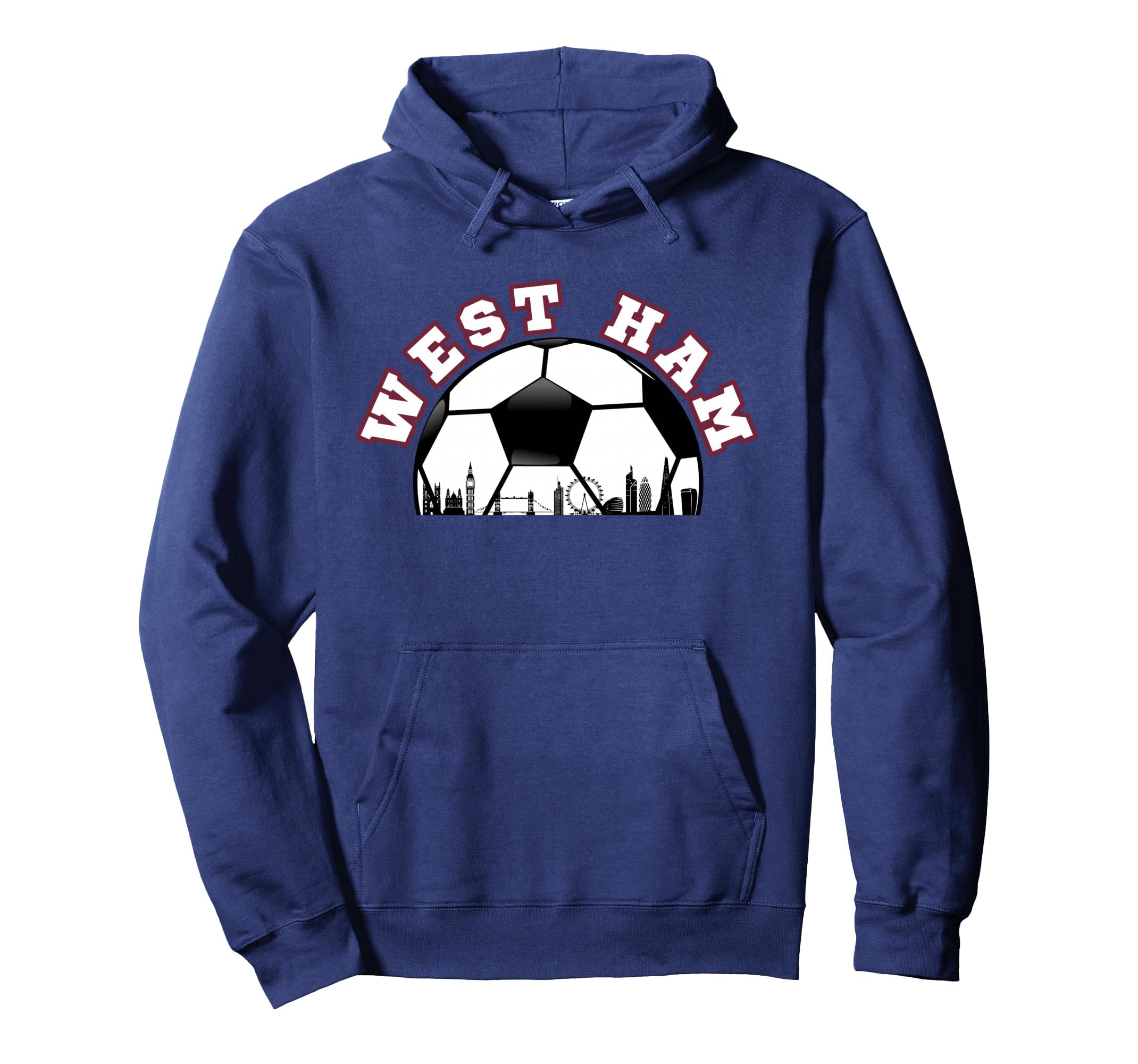 West Ham West Ham Uk Cityscape Hoodie - Aesthetic Graphic for Adults - T-Shirt, Sweatshirt, Hoodie