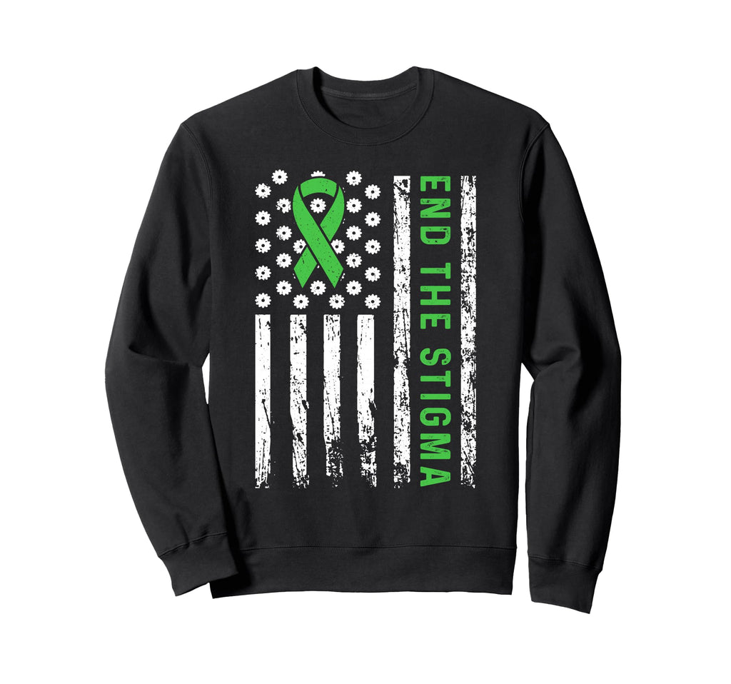 Mental Health Matters End Stigma Sweatshirt - Novelty Apparel Men Women - T-Shirt, Sweatshirt, Hoodie