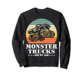 Monster Truck Are My Jam Sunset Sweatshirt - Fun Novelty Design Men Women - T-Shirt, Sweatshirt, Hoodie