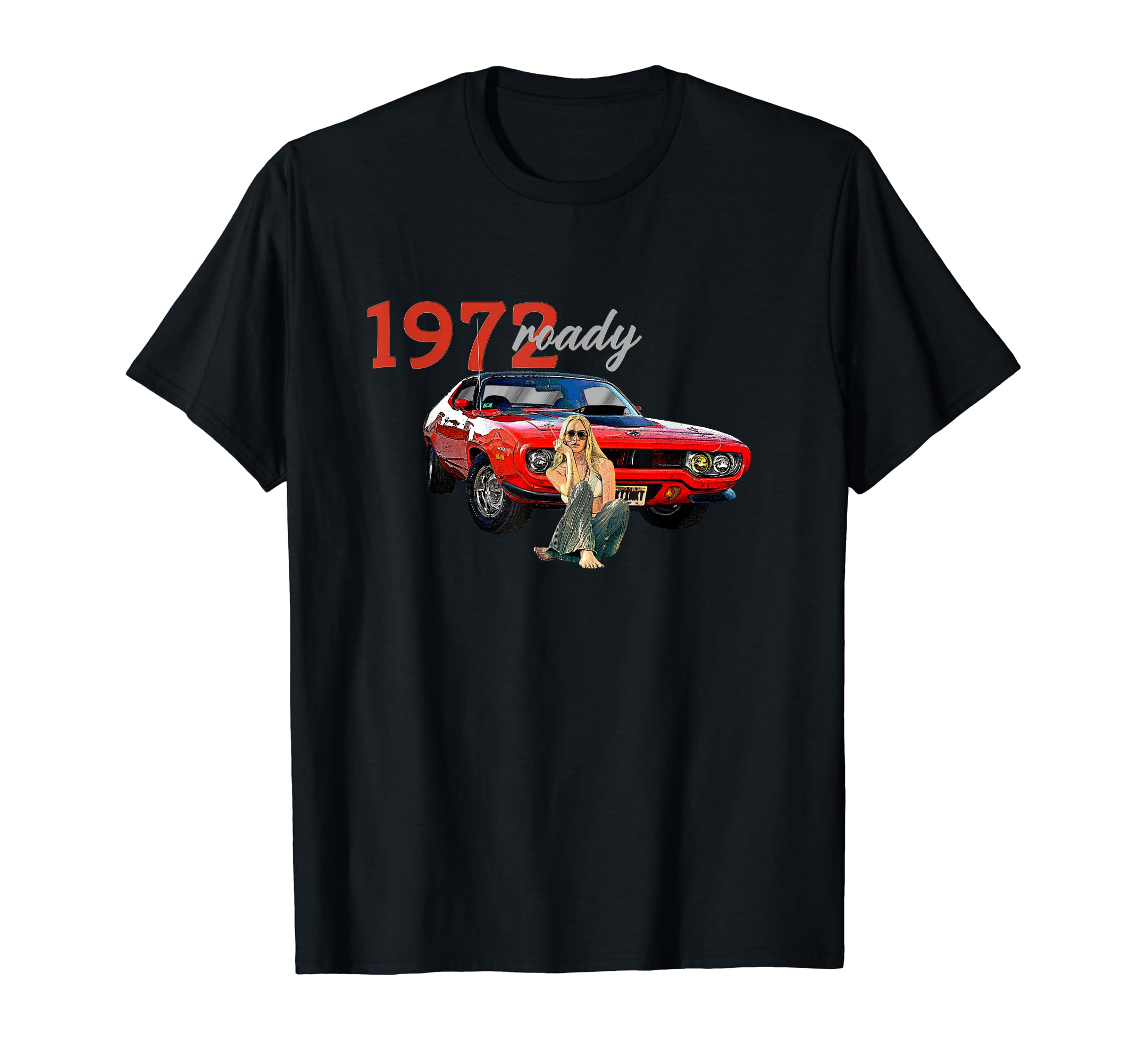 Muscle Cars 1972 Roady Muscle Car T-Shirt - Graphic Print for Adults - T-Shirt, Sweatshirt, Hoodie