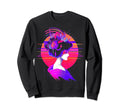 Vaporwave Geisha 80S Synthwave 18 Sweatshirt - Casual Everyday Wear Unisex - T-Shirt, Sweatshirt, Hoodie