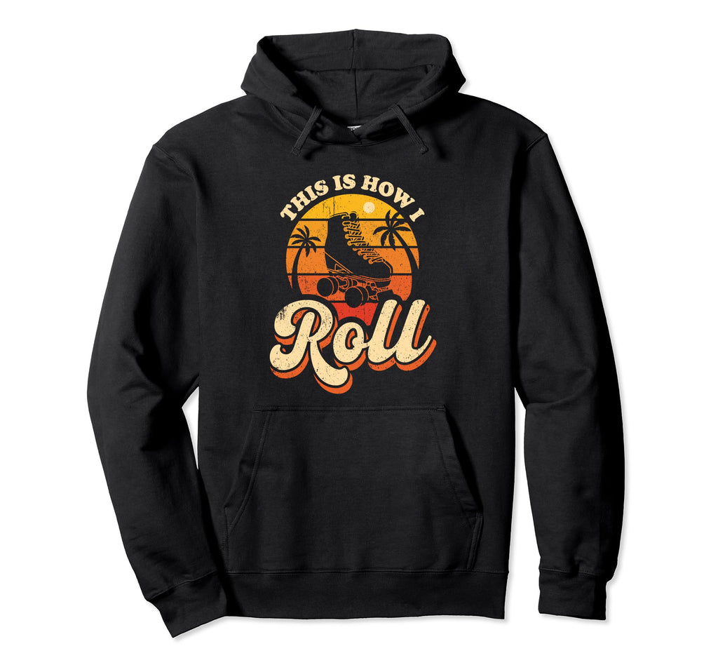 Roller Skates Funny Seventies Disco Hoodie - Streetwear Style Men Women - T-Shirt, Sweatshirt, Hoodie