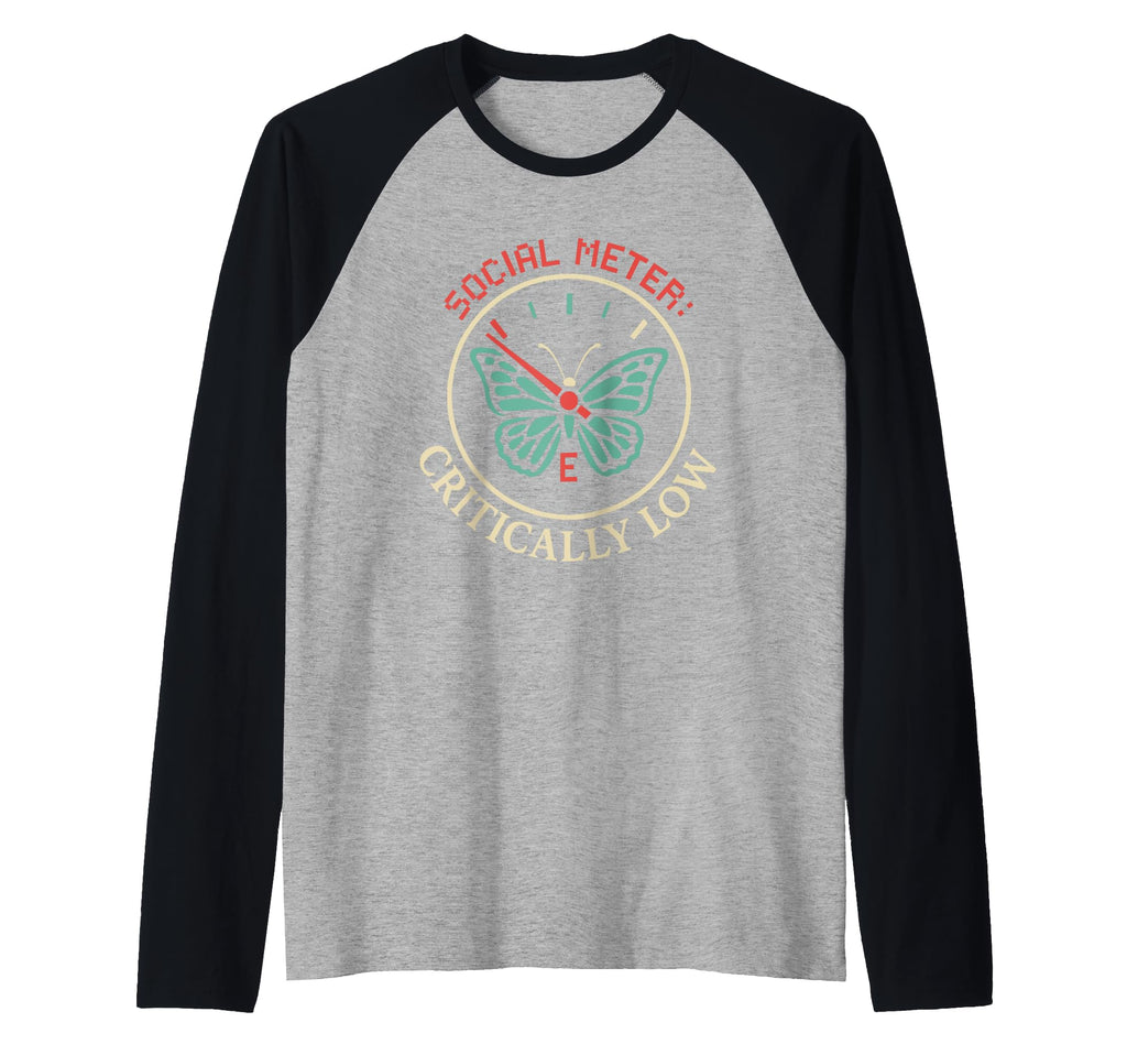 Anti Social Butterfly Introvert Meme Sweatshirt - Custom Art Print Unisex - T-Shirt, Sweatshirt, Hoodie