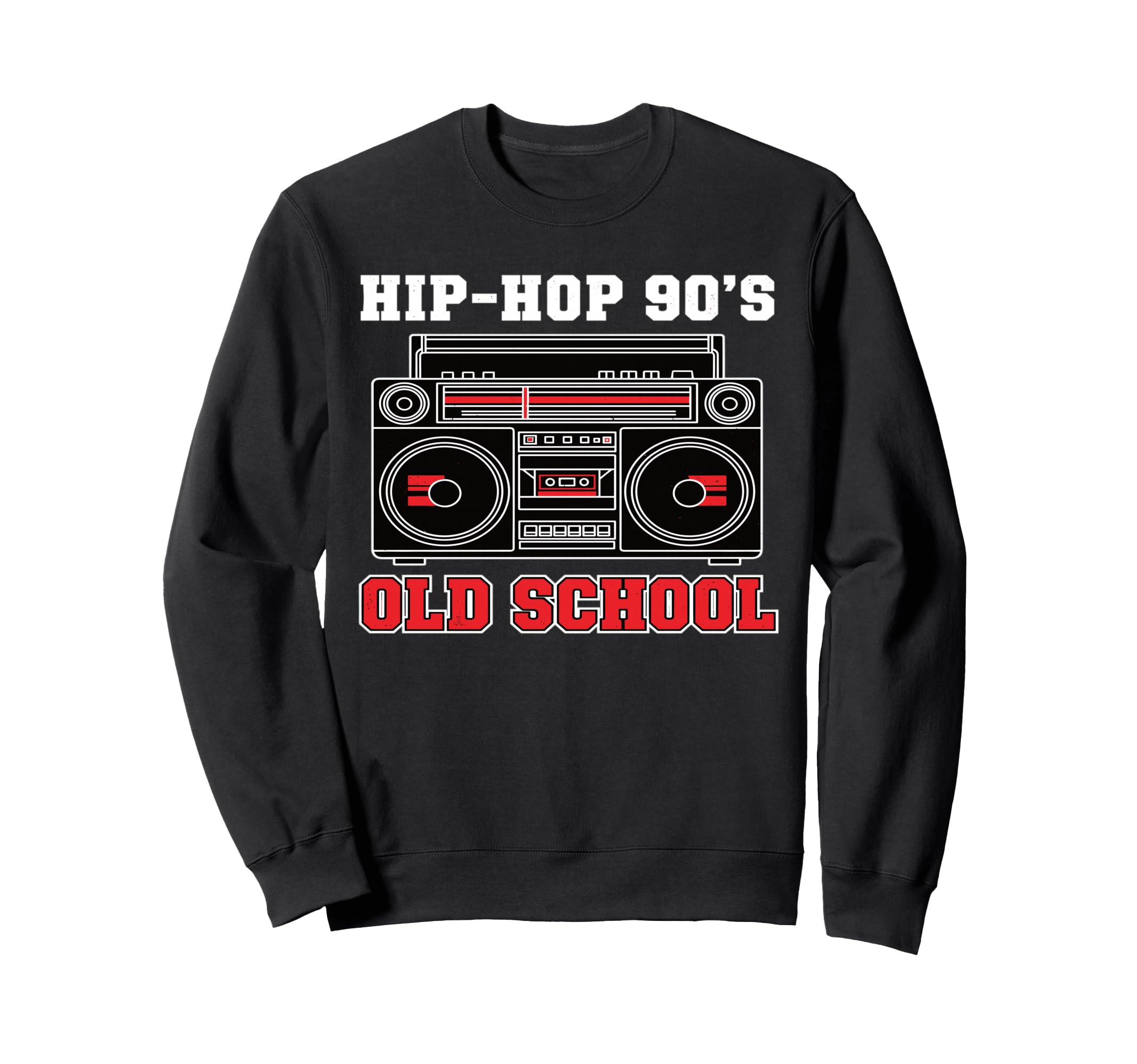 Hip Hop 90S Old School Vinyl Sweatshirt - Trendy Graphic for Adults - T-Shirt, Sweatshirt, Hoodie