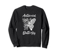 Funny Antisocial Butterfly Introvert Sweatshirt - Unique Graphic Unisex - T-Shirt, Sweatshirt, Hoodie