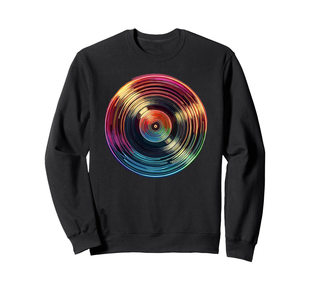 Music Vinyl Record Lover Gifts Hoodie - Fun Novelty Design Men Women - T-Shirt, Sweatshirt, Hoodie