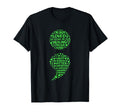 Mental Health Semicolon Depression T-Shirt - Fun Novelty Design for Adults - T-Shirt, Sweatshirt, Hoodie
