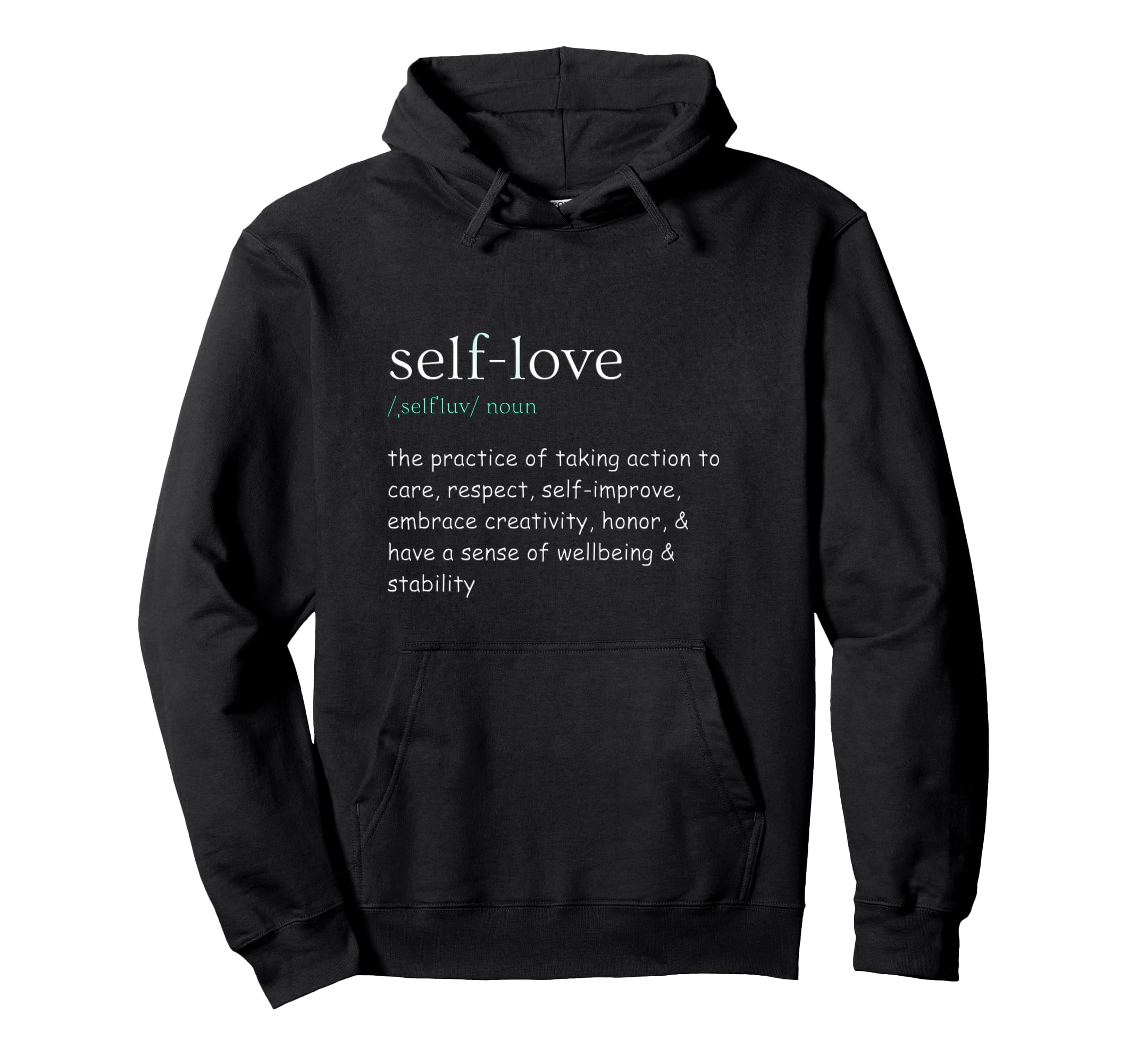 Self Care Self Love Hoodie - Novelty Apparel Men Women - T-Shirt, Sweatshirt, Hoodie