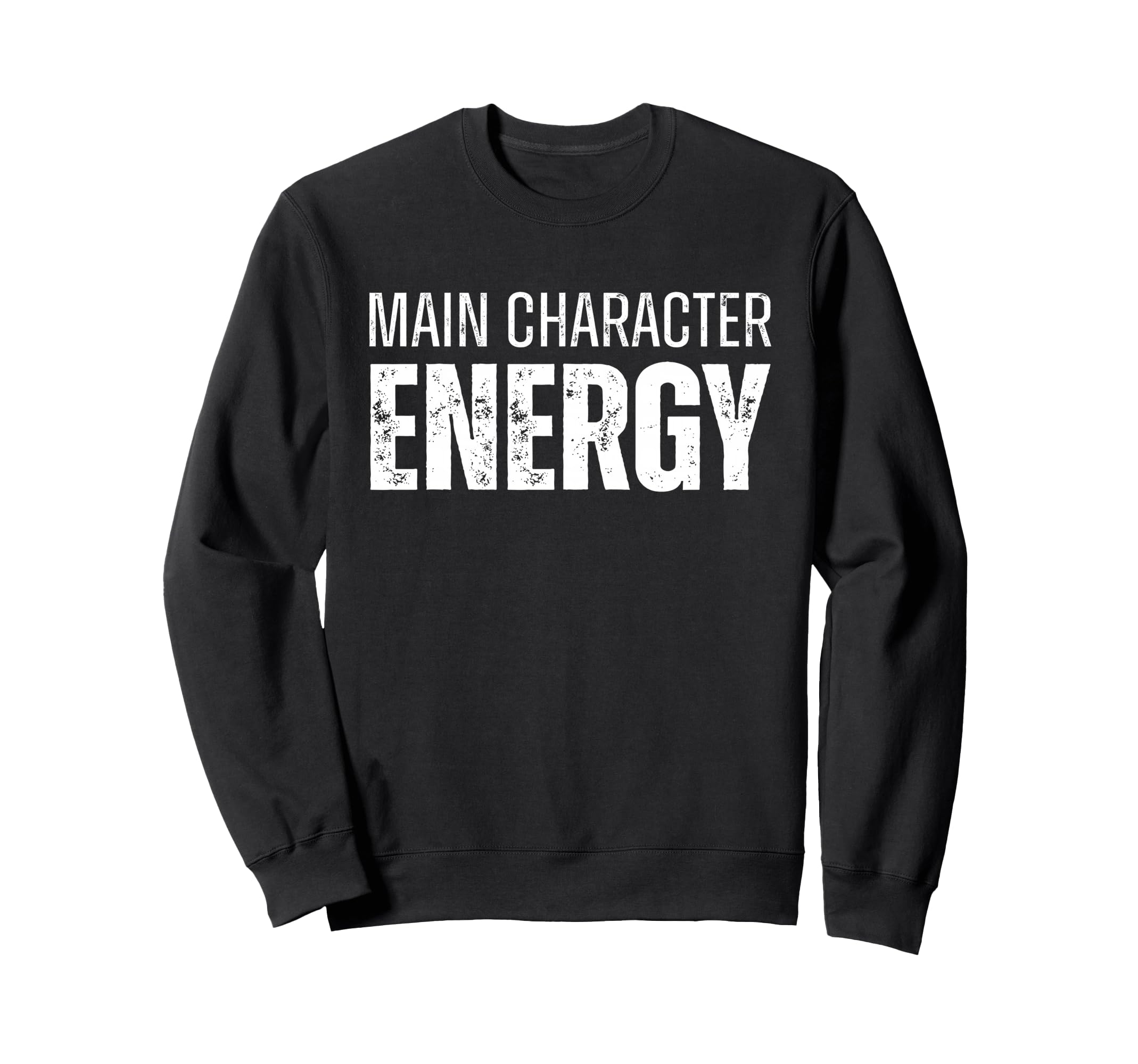 Main Character Energy Self Care Sweatshirt - Custom Art Print for Adults - T-Shirt, Sweatshirt, Hoodie