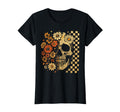Floral Skull Grunge Aesthetic T-Shirt - Graphic Print Men Women - T-Shirt, Sweatshirt, Hoodie