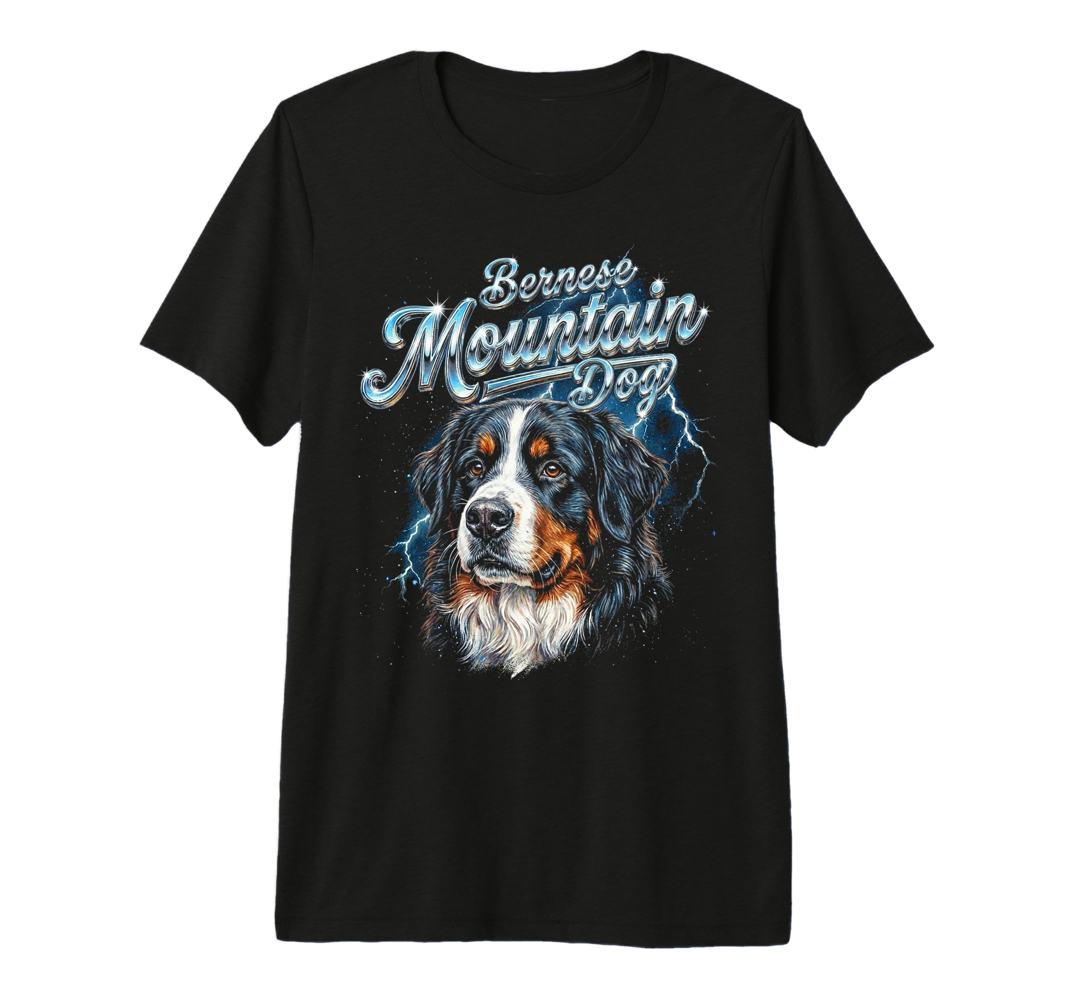 Bernese Mountain Dog 90S Dog Lover T-Shirt - Fun Novelty Design for Adults - T-Shirt, Sweatshirt, Hoodie