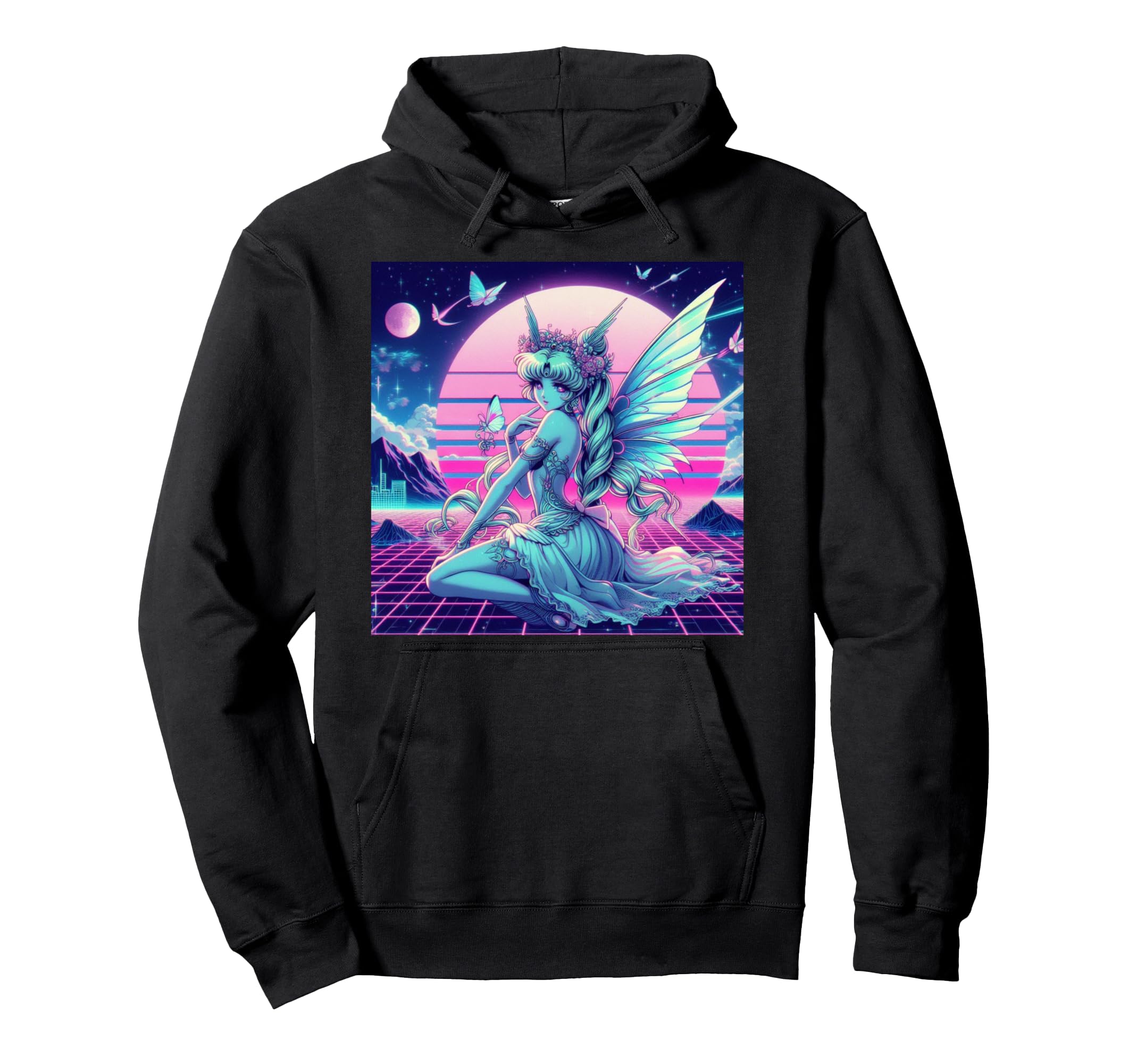 Synthwave Retrowave Vaporwave Outrun Hoodie - Aesthetic Graphic Men Women - T-Shirt, Sweatshirt, Hoodie