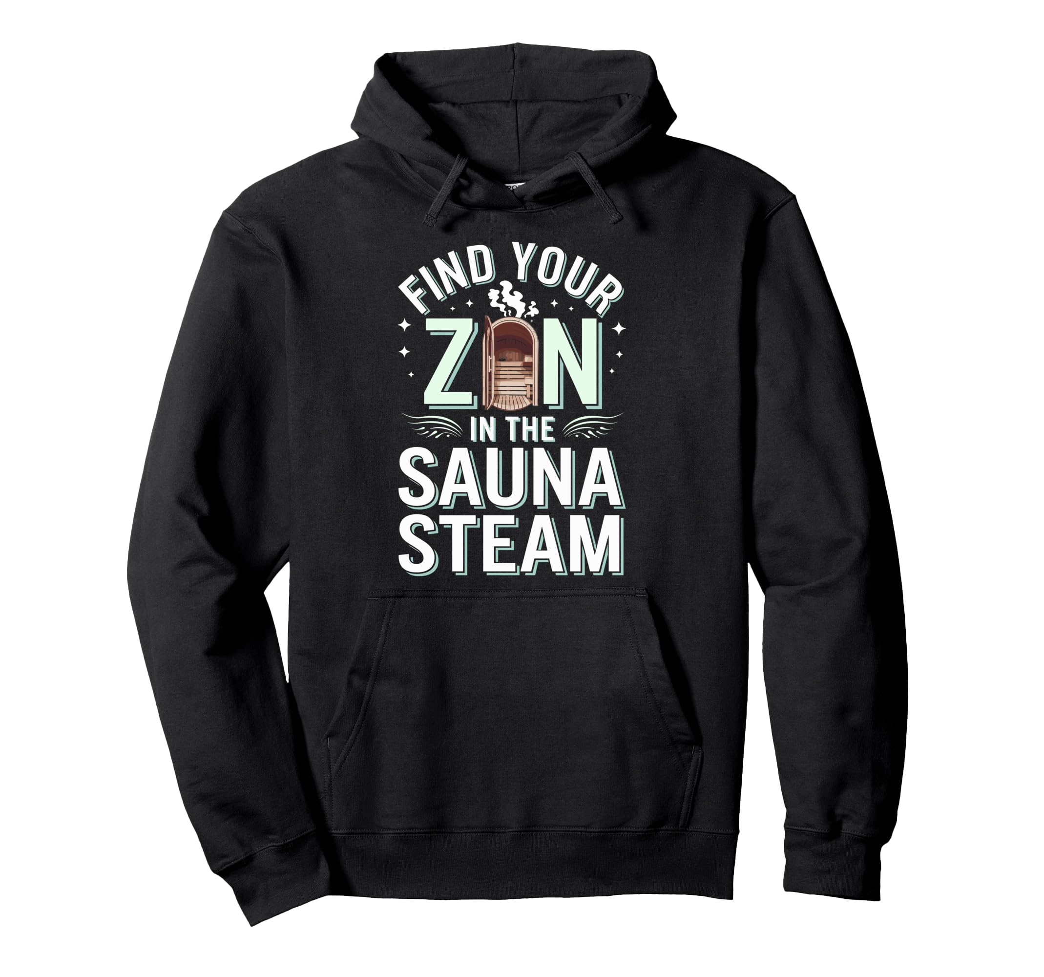 Infrared Sauna Sweat Therapy Spa Hoodie - Casual Everyday Wear Men Women - T-Shirt, Sweatshirt, Hoodie