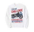 Challenge Motorcycle Race Sweatshirt - Minimalist Print for Adults - T-Shirt, Sweatshirt, Hoodie