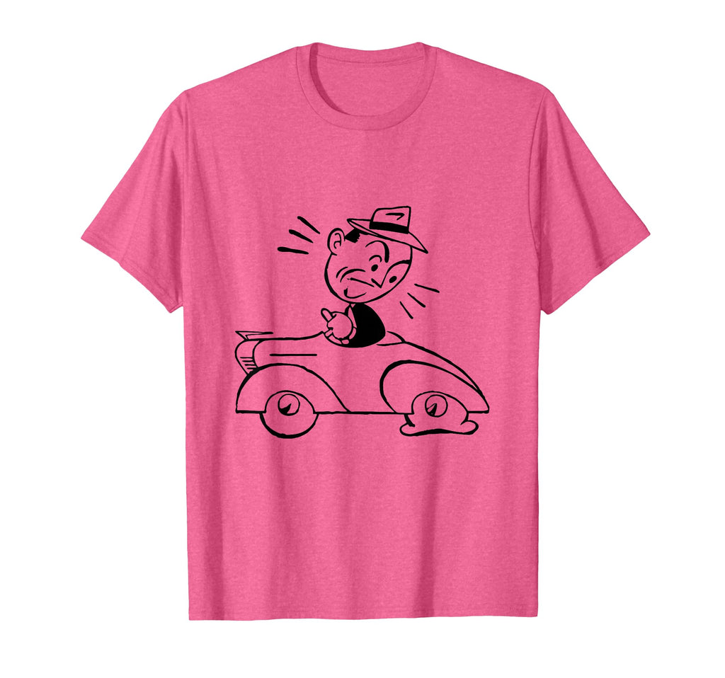 Flat Tire Car Convertible Show T-Shirt - Custom Art Print Unisex - T-Shirt, Sweatshirt, Hoodie